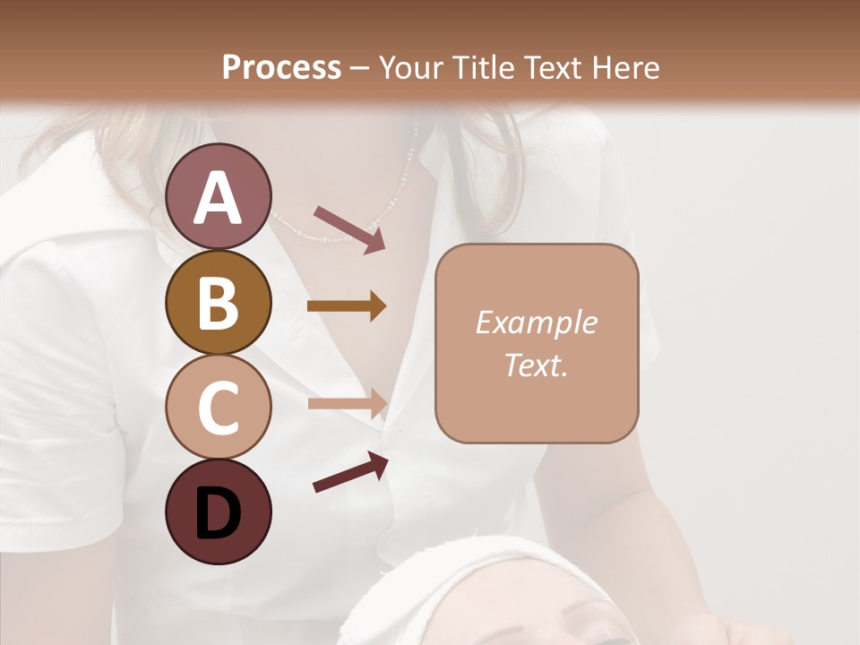 Clean Female Cosmetology PowerPoint Template