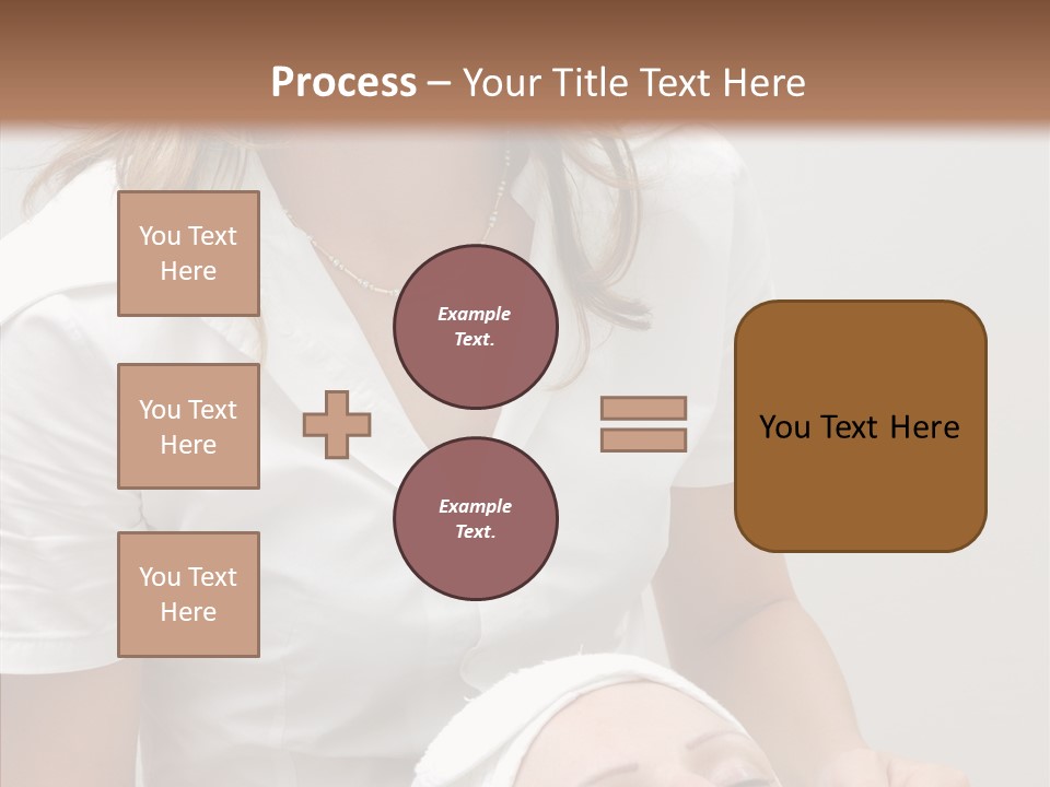 Clean Female Cosmetology PowerPoint Template