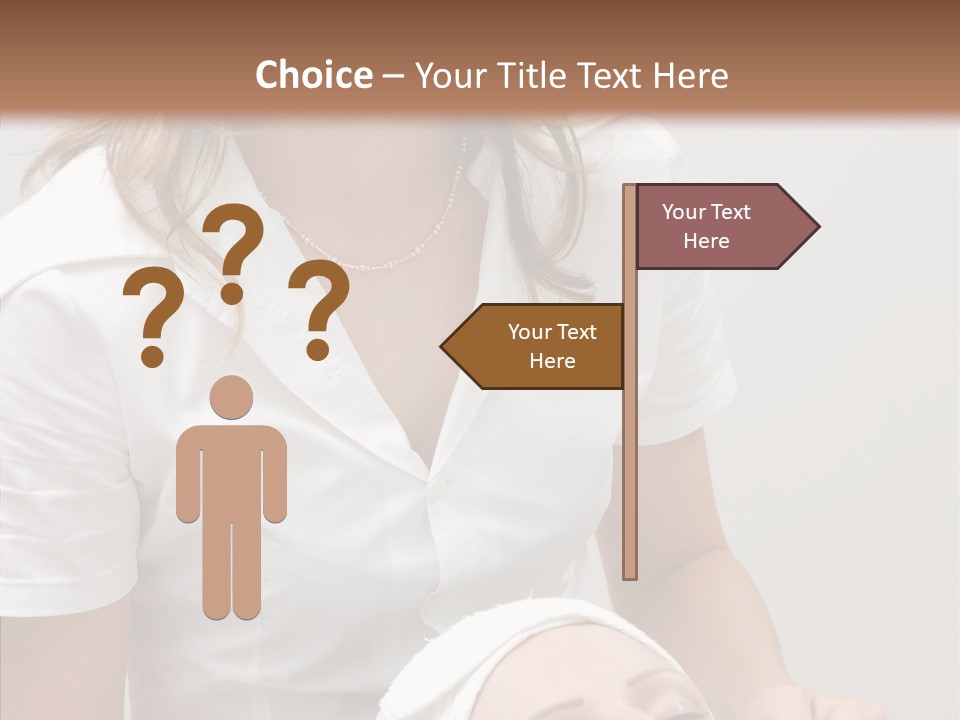 Clean Female Cosmetology PowerPoint Template