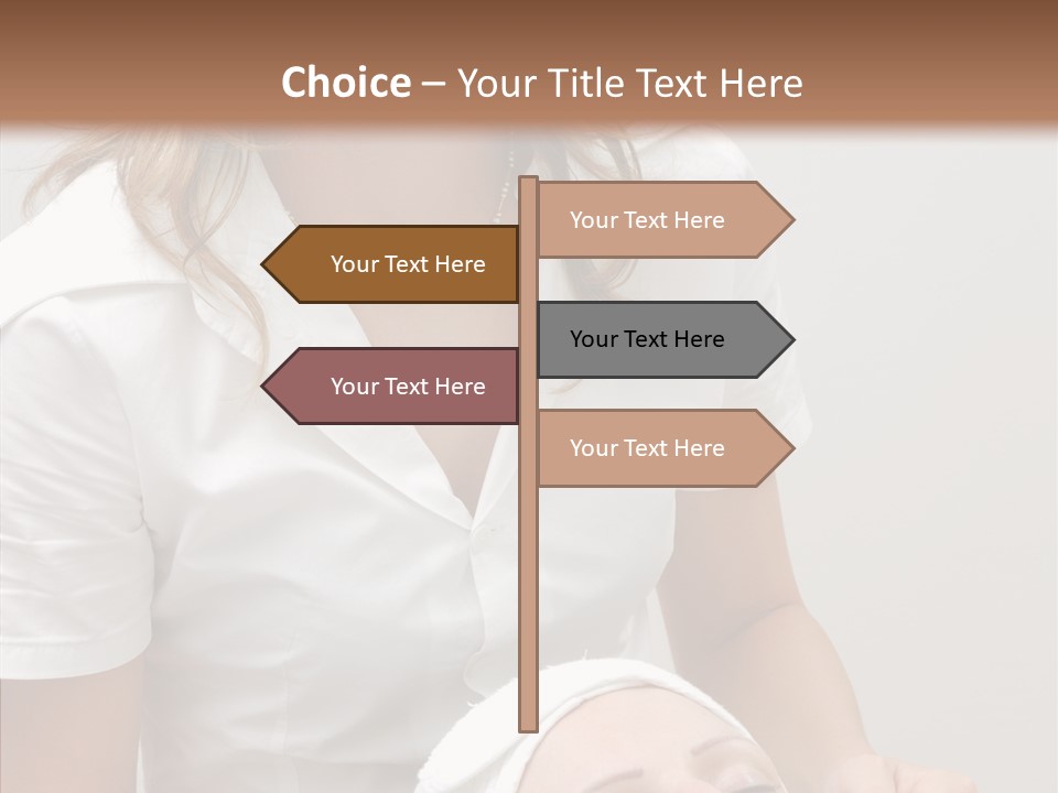 Clean Female Cosmetology PowerPoint Template