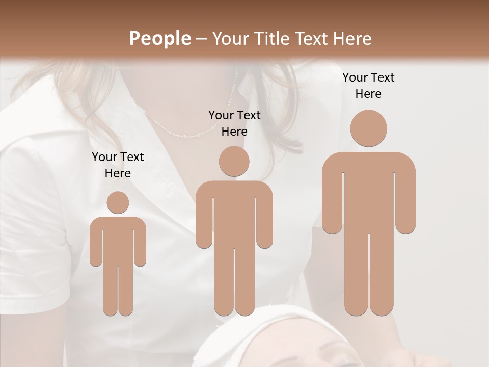 Clean Female Cosmetology PowerPoint Template