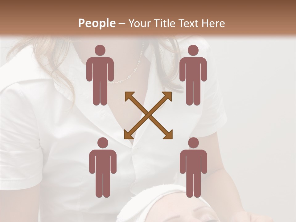 Clean Female Cosmetology PowerPoint Template