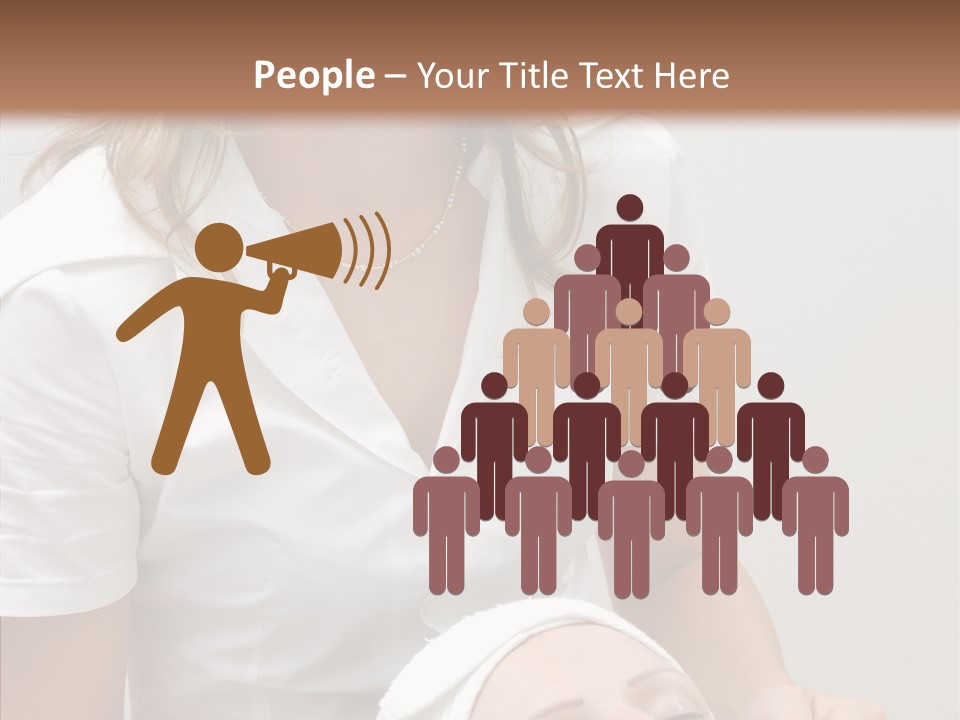 Clean Female Cosmetology PowerPoint Template