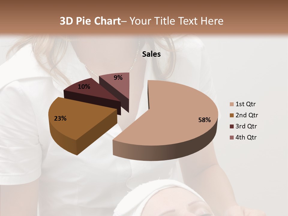 Clean Female Cosmetology PowerPoint Template