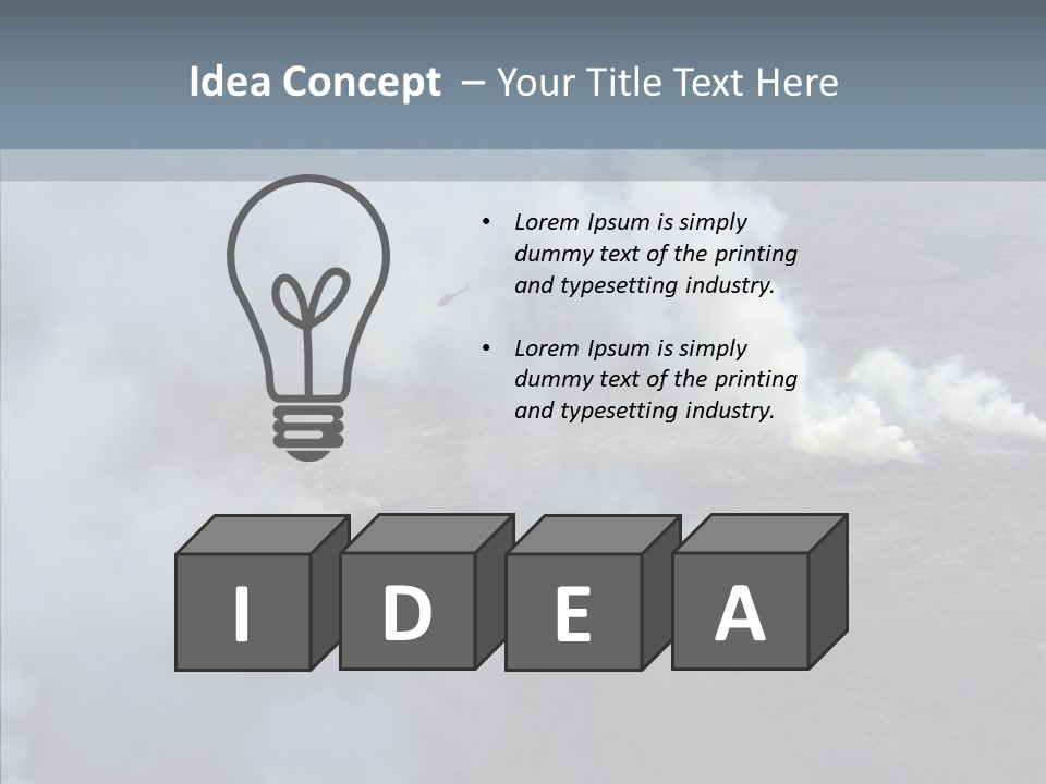 Vent Aerial Attraction PowerPoint Template