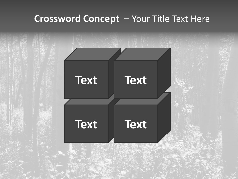 Scenery Grove Sunlit PowerPoint Template