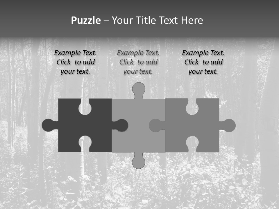 Scenery Grove Sunlit PowerPoint Template