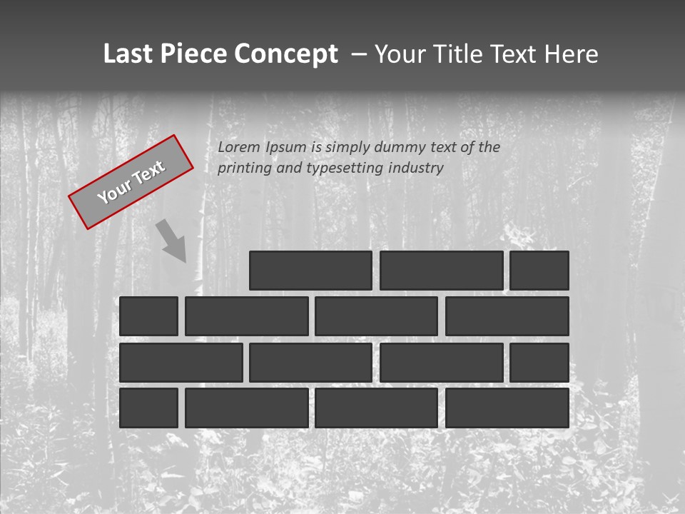 Scenery Grove Sunlit PowerPoint Template