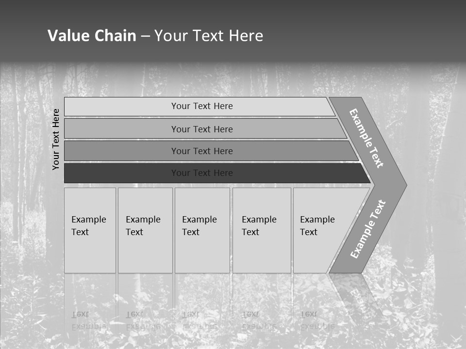 Scenery Grove Sunlit PowerPoint Template