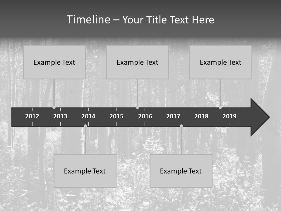 Scenery Grove Sunlit PowerPoint Template