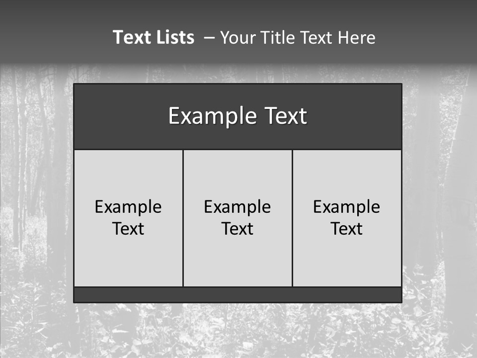 Scenery Grove Sunlit PowerPoint Template