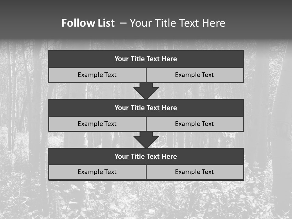 Scenery Grove Sunlit PowerPoint Template
