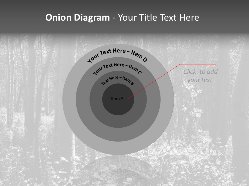 Scenery Grove Sunlit PowerPoint Template