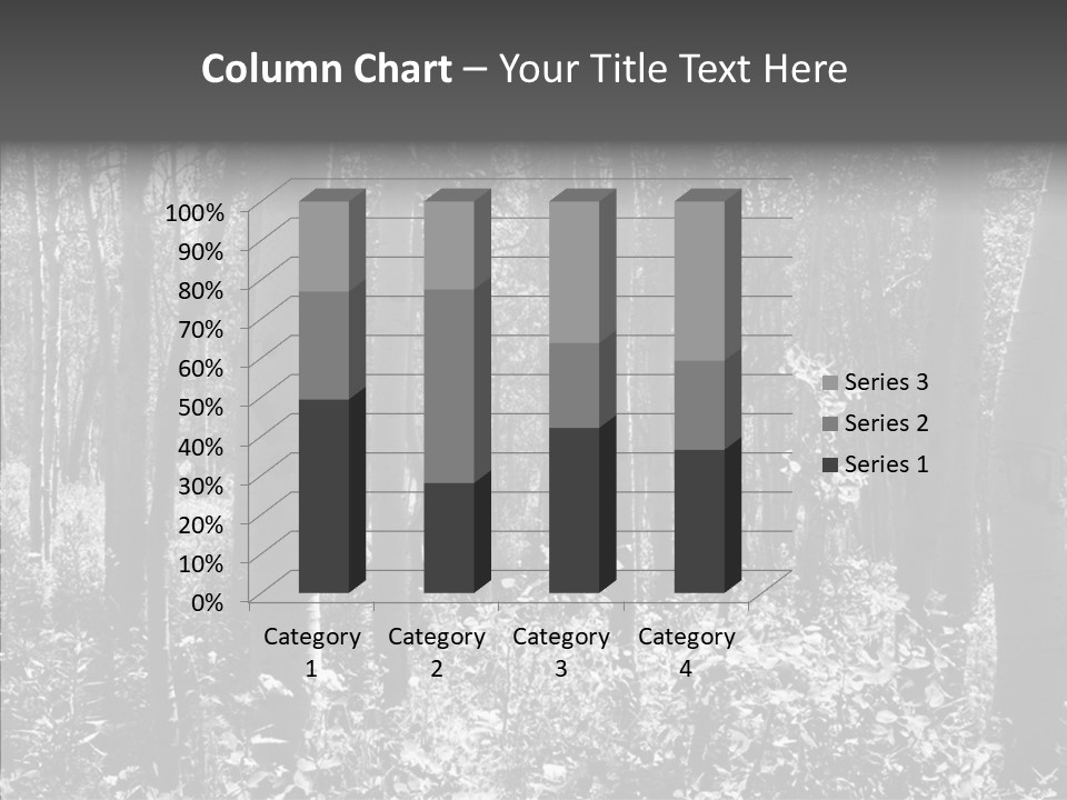 Scenery Grove Sunlit PowerPoint Template
