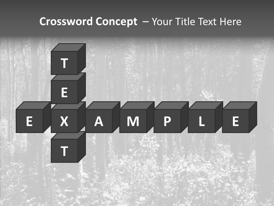 Scenery Grove Sunlit PowerPoint Template