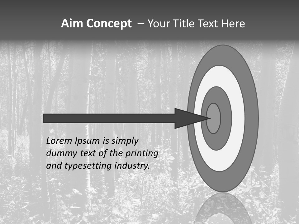 Scenery Grove Sunlit PowerPoint Template