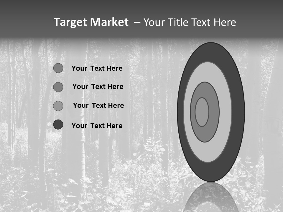 Scenery Grove Sunlit PowerPoint Template