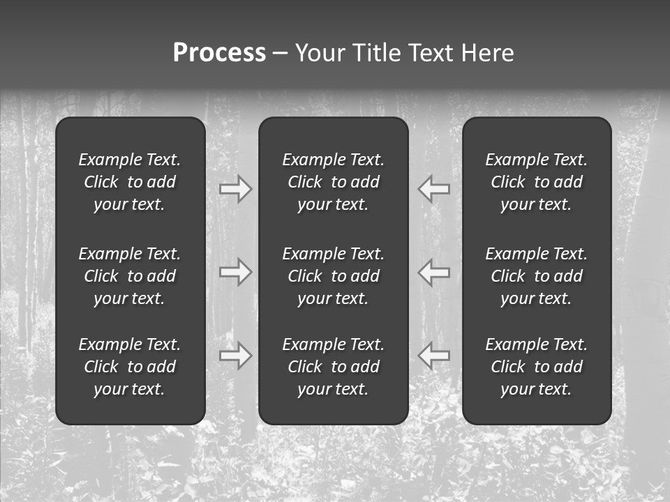 Scenery Grove Sunlit PowerPoint Template