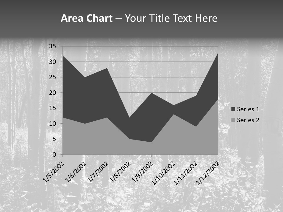 Scenery Grove Sunlit PowerPoint Template