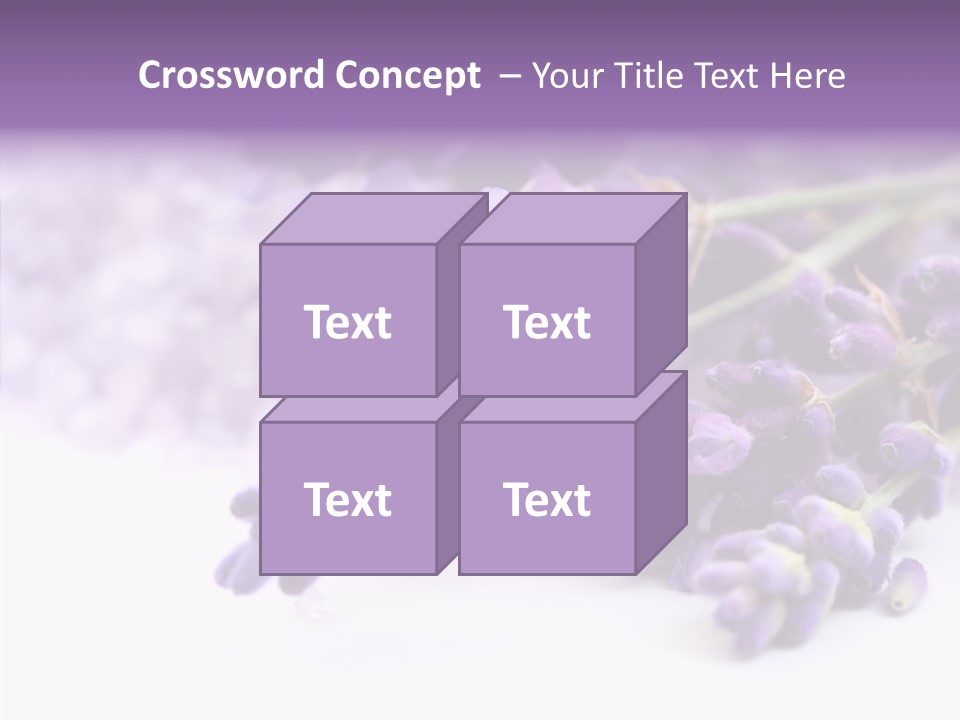 Natural Bunch Lilac PowerPoint Template