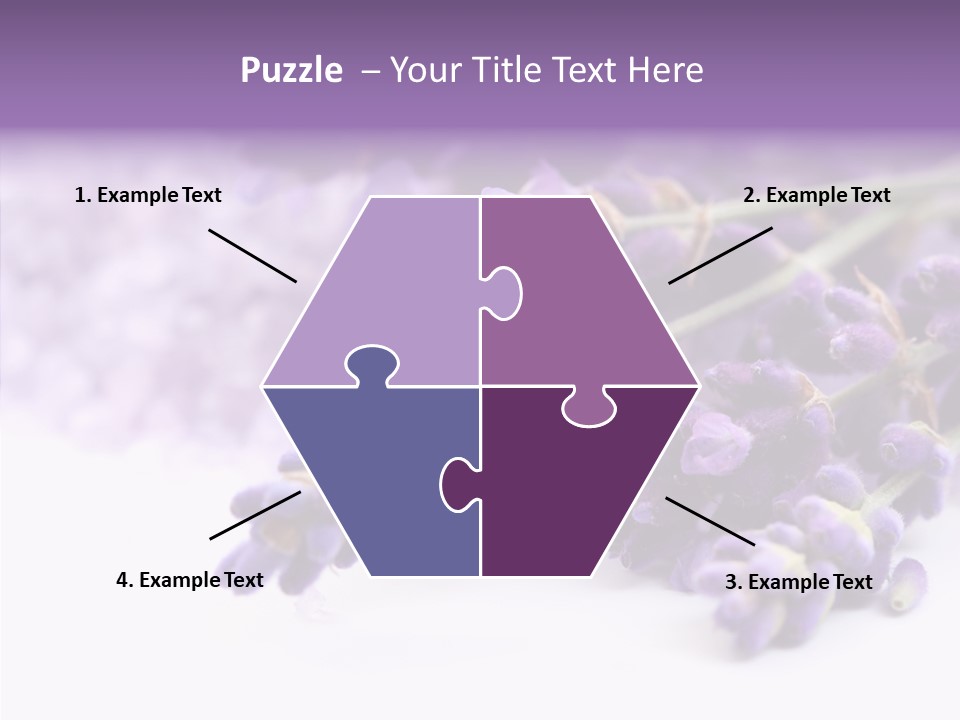 Natural Bunch Lilac PowerPoint Template