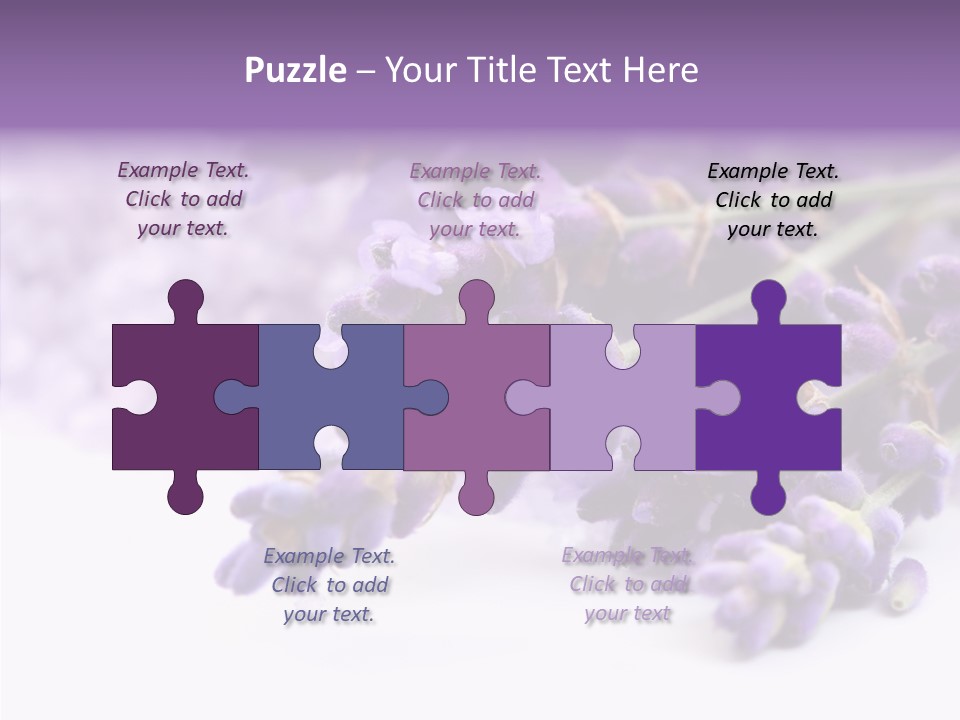 Natural Bunch Lilac PowerPoint Template