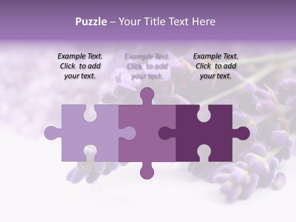 Natural Bunch Lilac PowerPoint Template