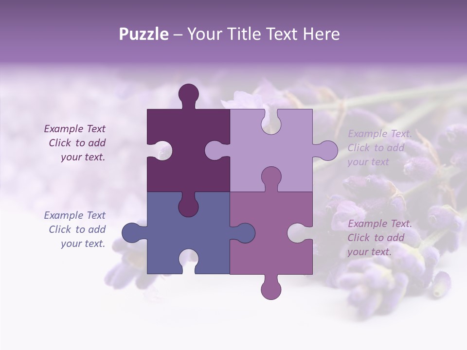 Natural Bunch Lilac PowerPoint Template