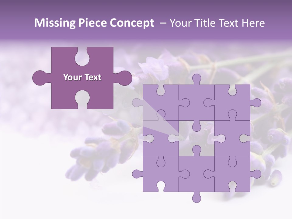 Natural Bunch Lilac PowerPoint Template