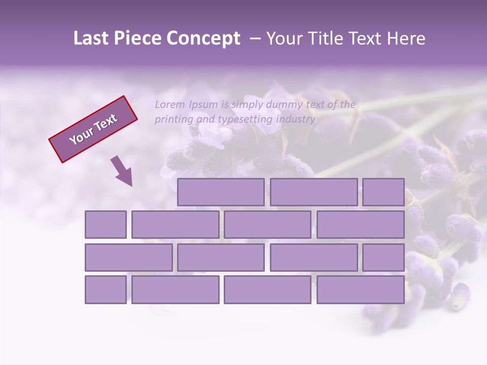 Natural Bunch Lilac PowerPoint Template