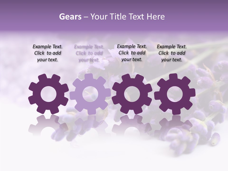 Natural Bunch Lilac PowerPoint Template