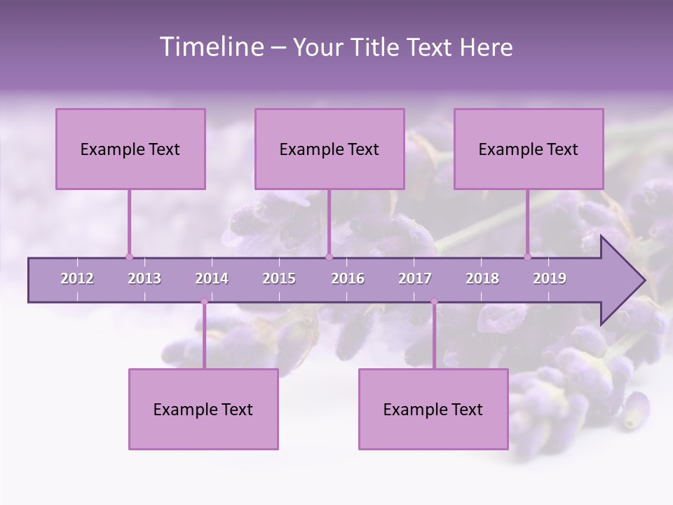 Natural Bunch Lilac PowerPoint Template