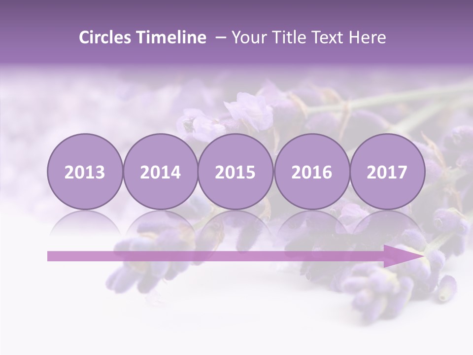 Natural Bunch Lilac PowerPoint Template