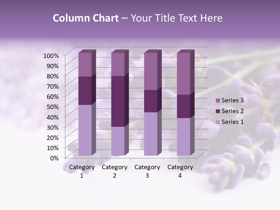 Natural Bunch Lilac PowerPoint Template