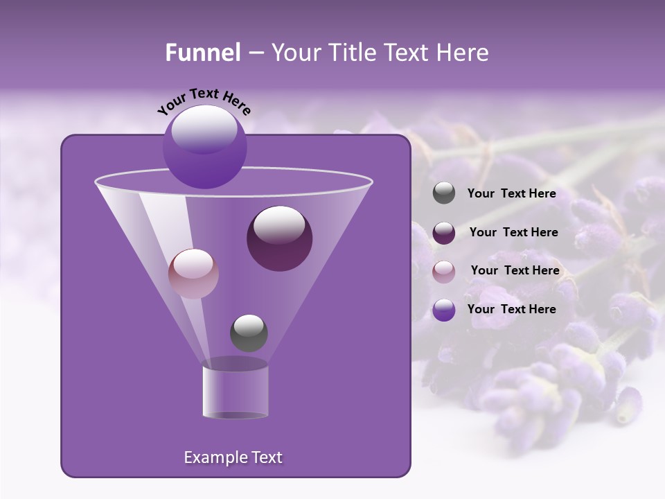 Natural Bunch Lilac PowerPoint Template