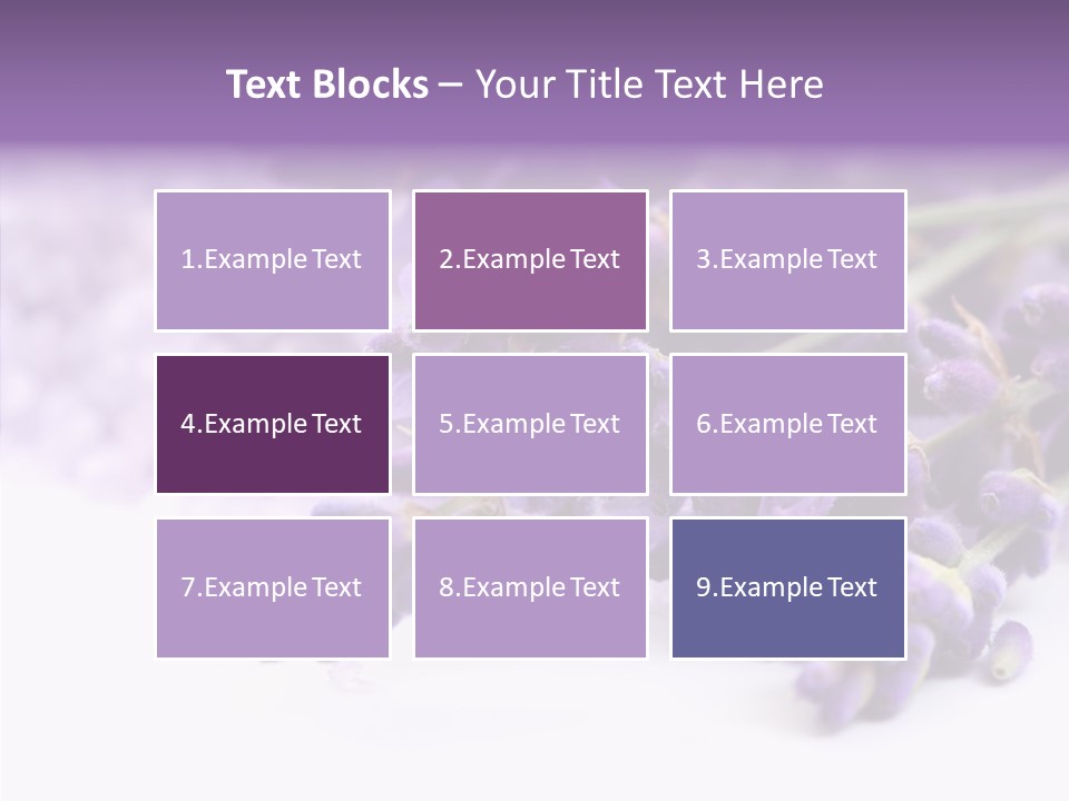 Natural Bunch Lilac PowerPoint Template