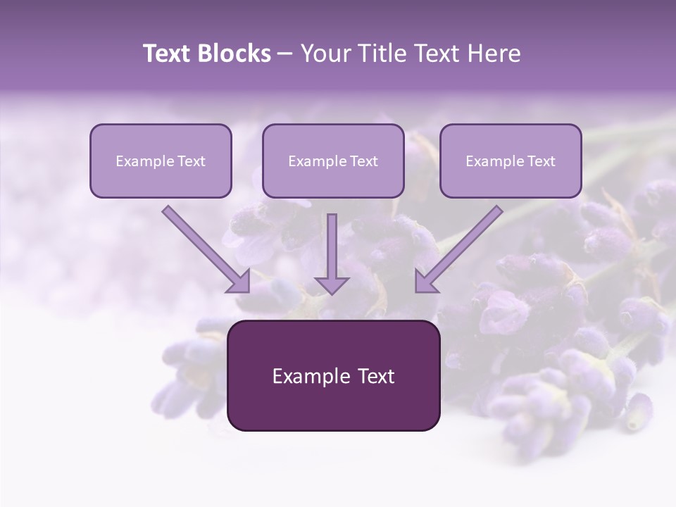 Natural Bunch Lilac PowerPoint Template