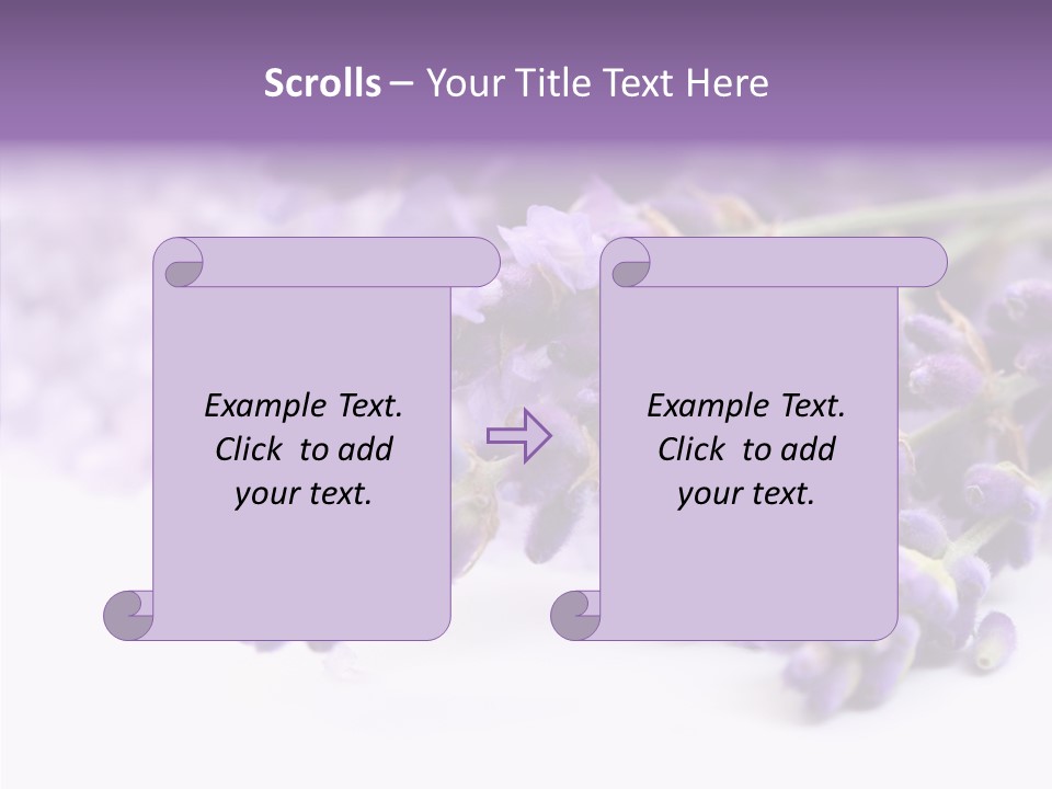 Natural Bunch Lilac PowerPoint Template