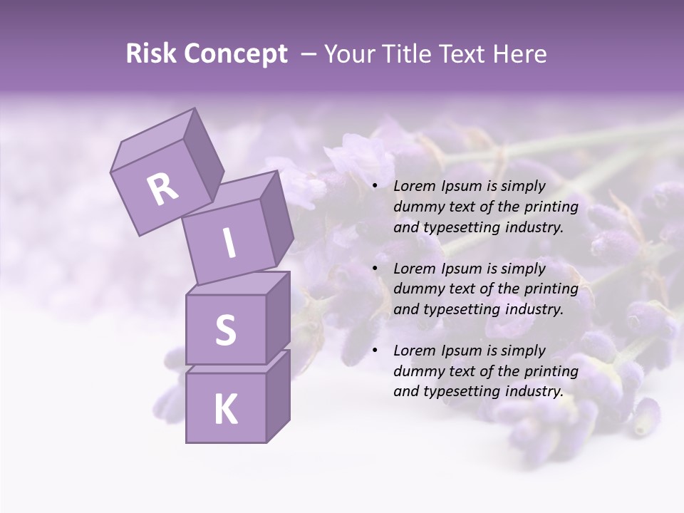 Natural Bunch Lilac PowerPoint Template