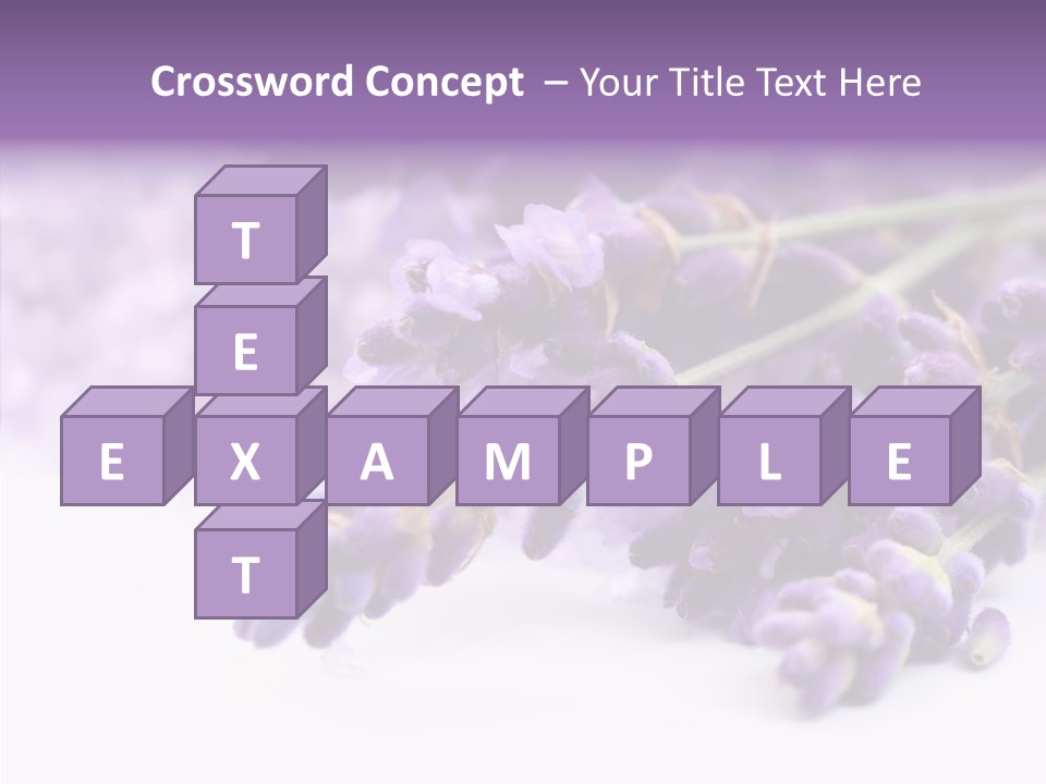 Natural Bunch Lilac PowerPoint Template