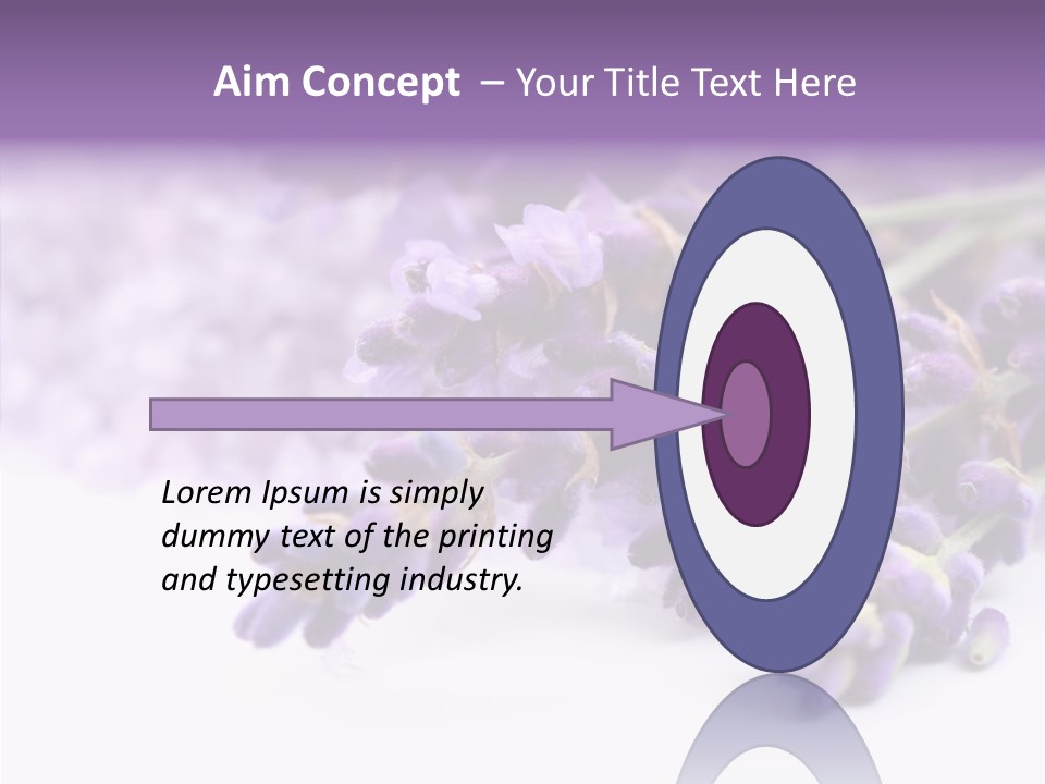 Natural Bunch Lilac PowerPoint Template