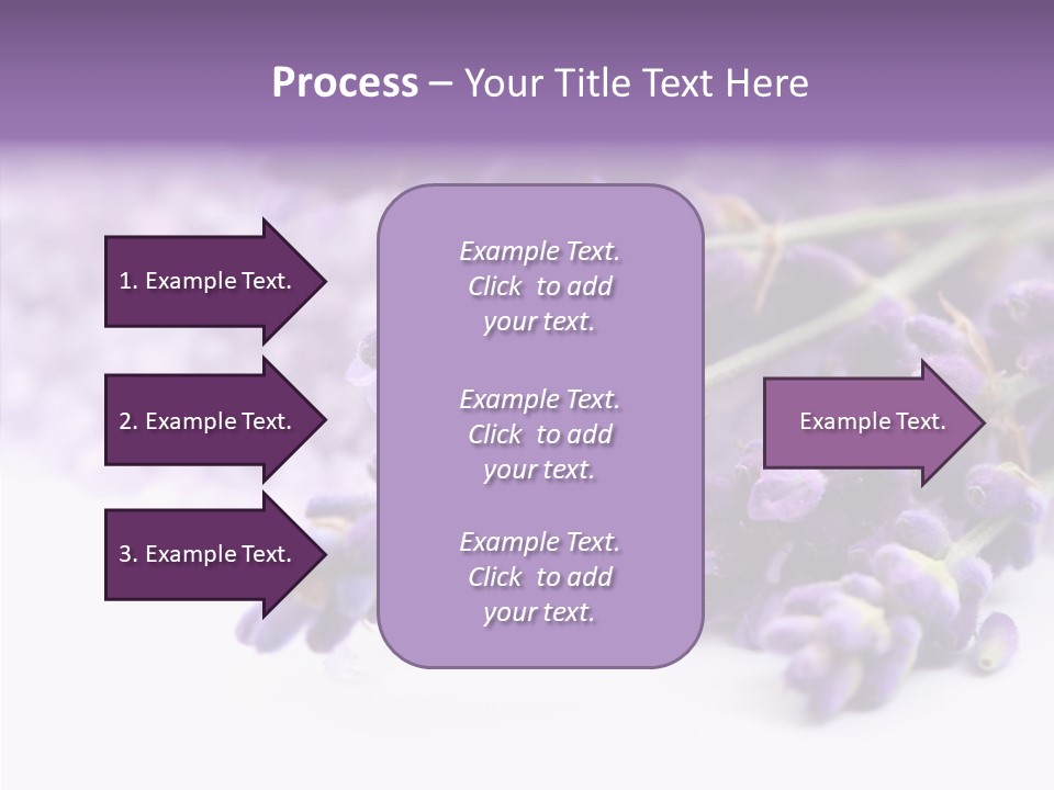 Natural Bunch Lilac PowerPoint Template