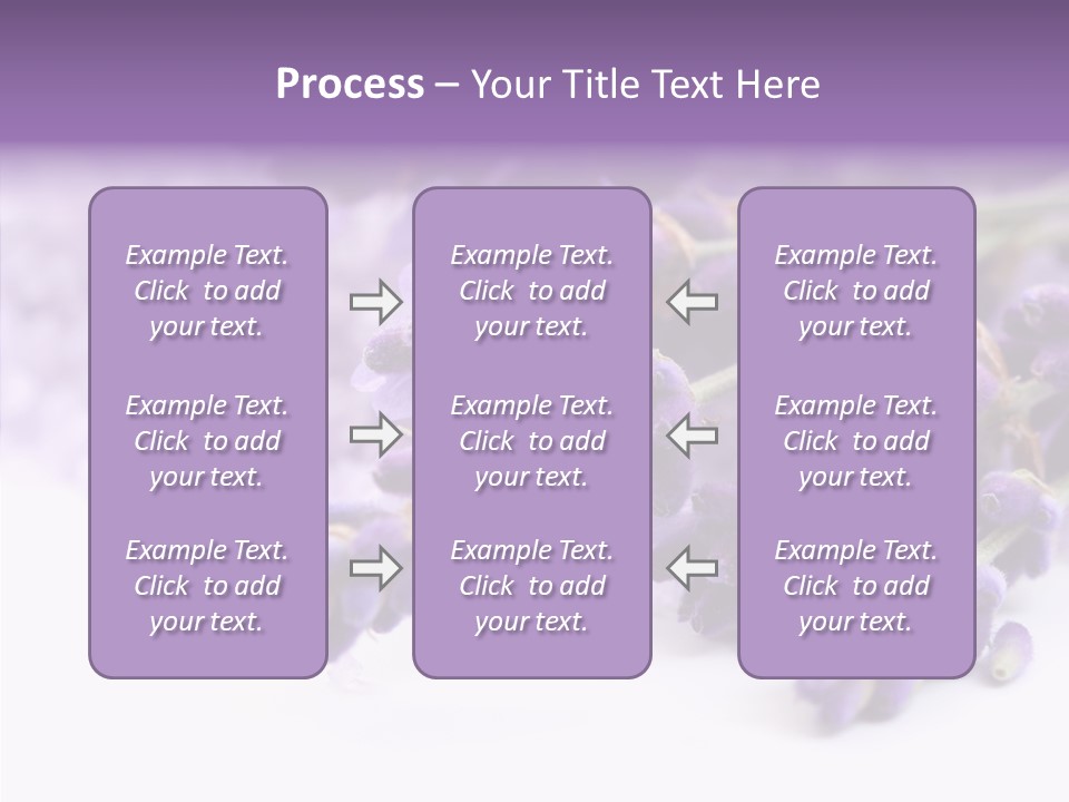 Natural Bunch Lilac PowerPoint Template