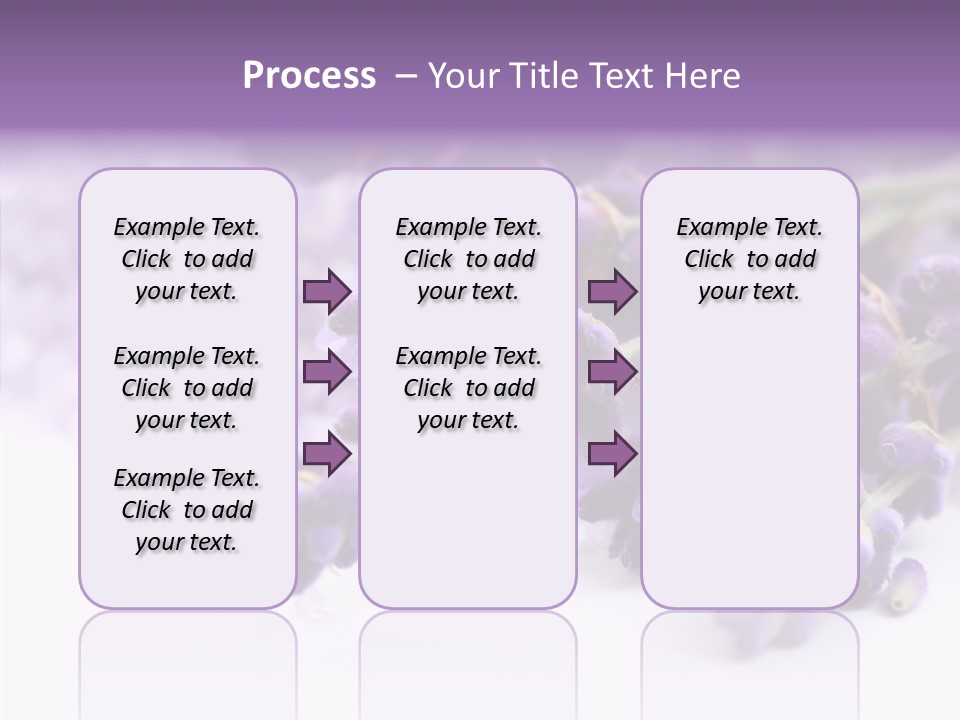 Natural Bunch Lilac PowerPoint Template
