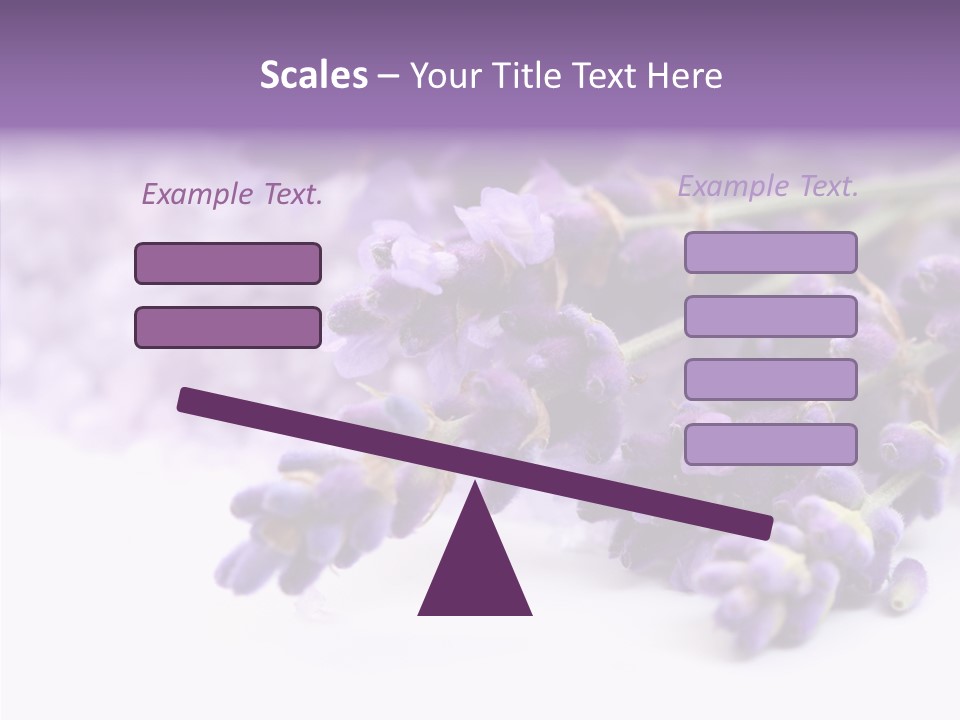 Natural Bunch Lilac PowerPoint Template