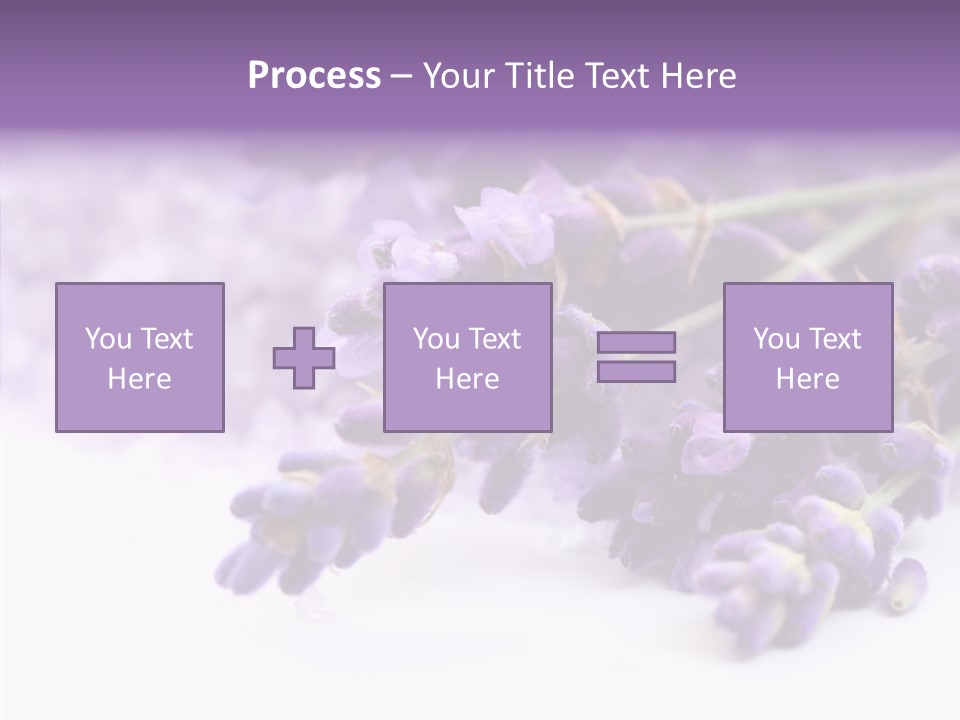 Natural Bunch Lilac PowerPoint Template