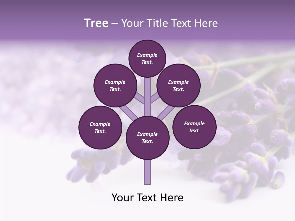 Natural Bunch Lilac PowerPoint Template