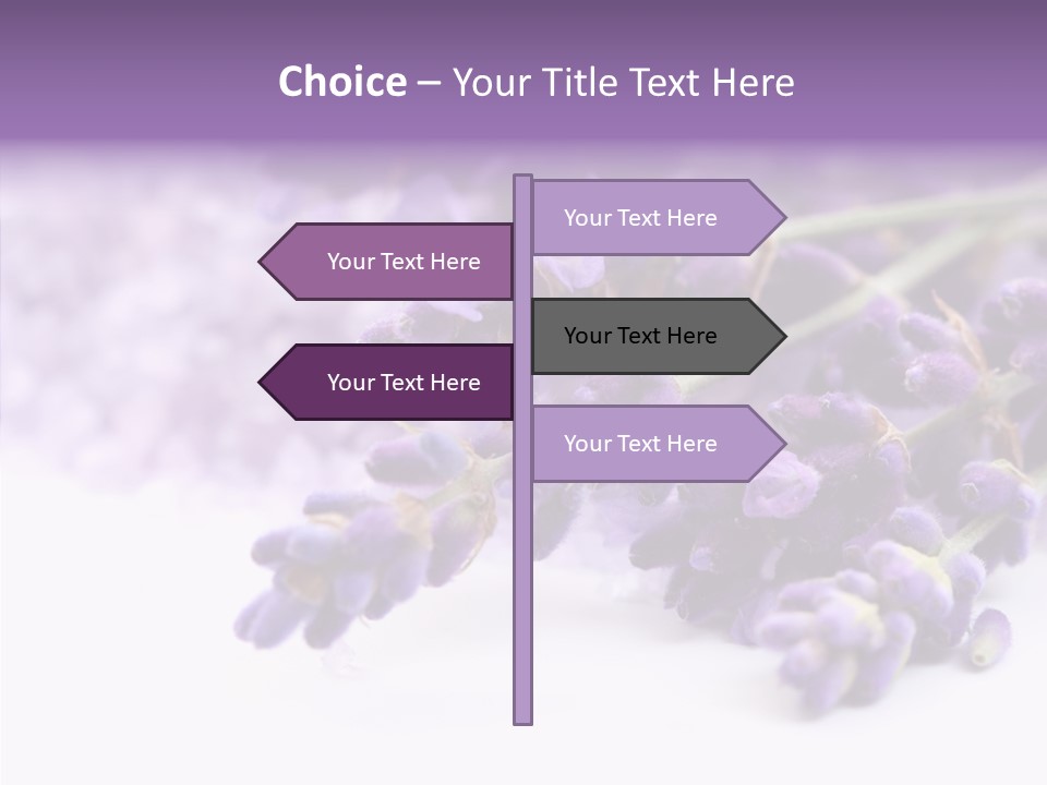 Natural Bunch Lilac PowerPoint Template