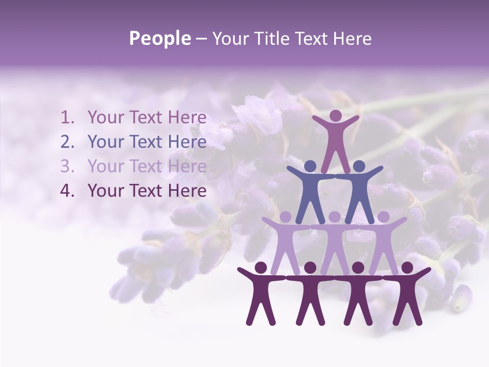 Natural Bunch Lilac PowerPoint Template