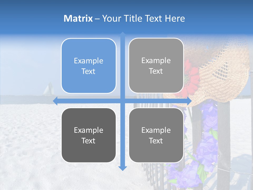 Seashore Gerber Nobody PowerPoint Template